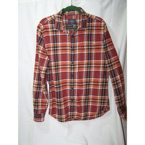 American Eagle Outfitters Shirt Flannel Plaid Harvest Large SOFT